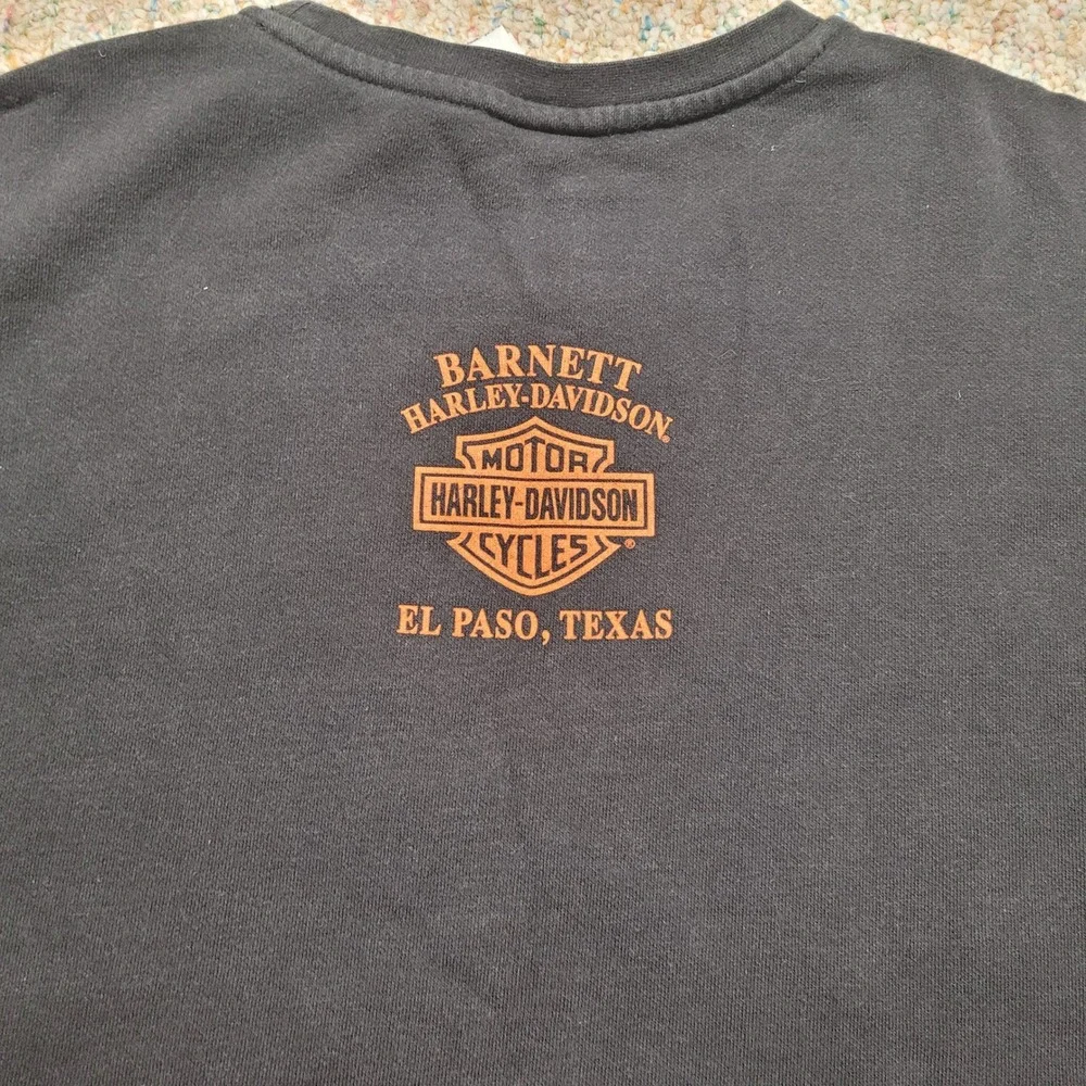 Harley Davidson Sweatshirt Mens 3XL Black Legendary Biker El Paso Texas Pullover